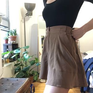 ANTHROPOLOGIE Silk Skort